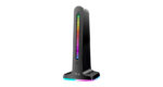 Porodo Gaming RGB Dynamic Sound Lighting Headphone Stand with Cable Storage 300mAh