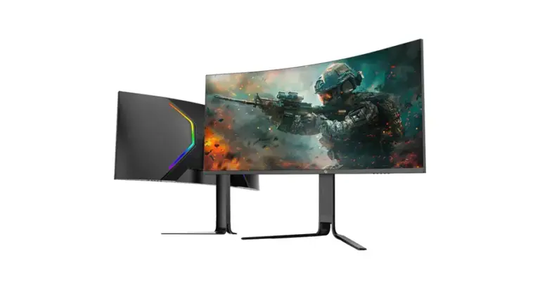Porodo Gaming Ultra-Wide QHD 200Hz Gaming Monitor with Ergonomic 3-Axis Stand