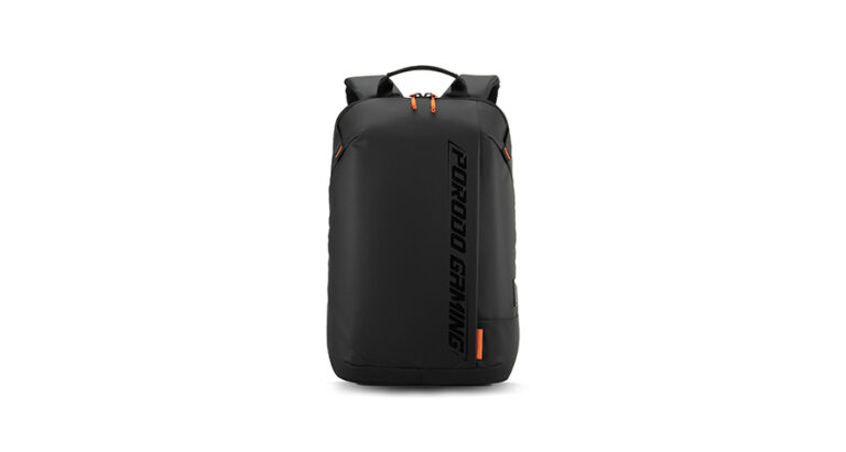 Porodo Gaming Water-Resistant PU Laptop Backpack With USB-C Port
