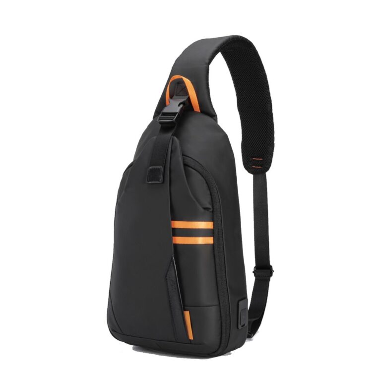 Porodo Gaming Water-Resistant PU Sling Bag With USB-C Port