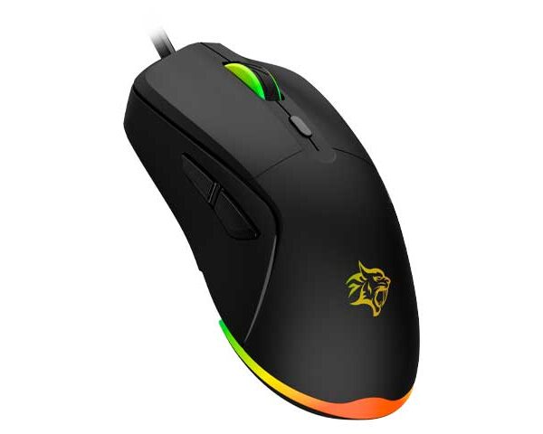 Porodo Gaming Wired Mouse DPI 7200 with RGB Light