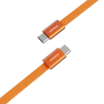 Porodo High-Speed USB-C Braided Cable Charging & Data Transfer - Orange