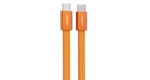 Porodo High-Speed USB-C Braided Cable Charging & Data Transfer - Orange