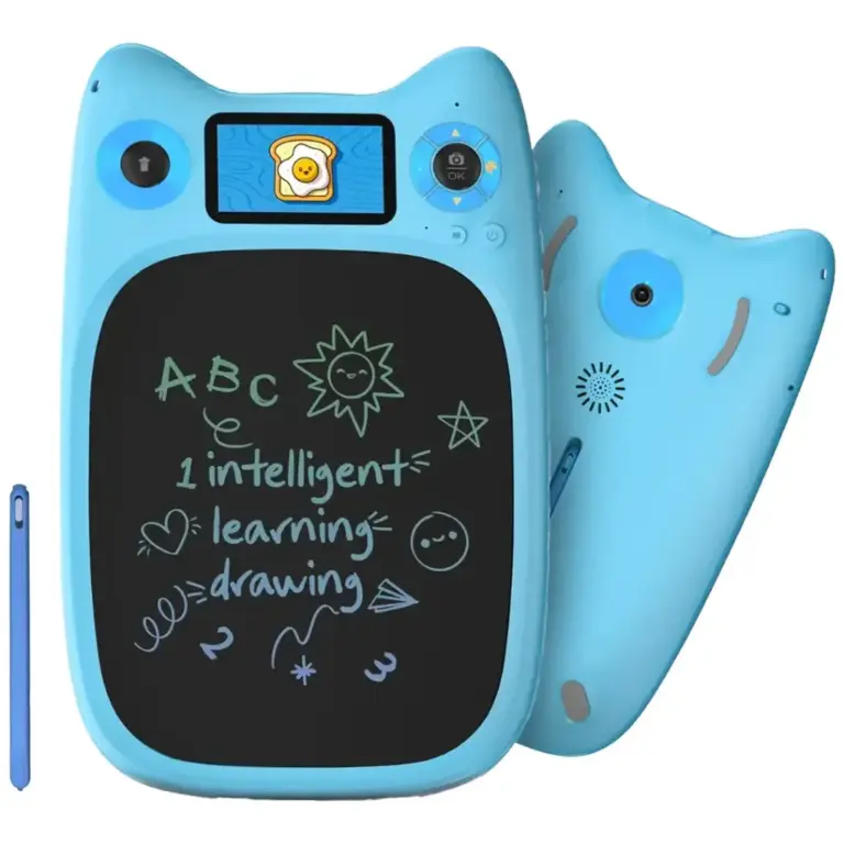 Porodo Kids Drawing & Writing Board with 95 Guided Drawings & 3.0″ IPS Display