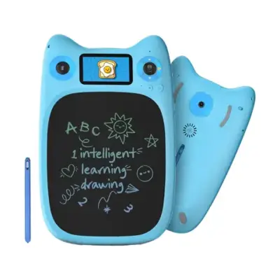 Porodo Kids Drawing & Writing Board with 95 Guided Drawings & 3.0″ IPS Display