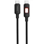 Porodo LED Braided USB-C to USB-C Charging & Data Cable