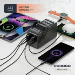 Porodo Lara 50000mAh Power Bank with Integrated Cables & Flashlight