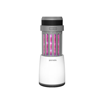 Porodo LifeStyle Outdoor 5W Lamp with Mosquito Zapper - Black/Grey