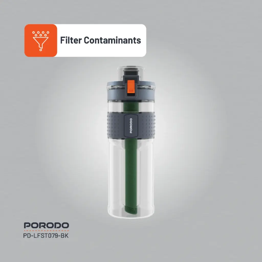 Porodo Lifestyle 2-Stage Filtration Water Bottle 5 Porodo Lifestyle 2-Stage Filtration Water Bottle
