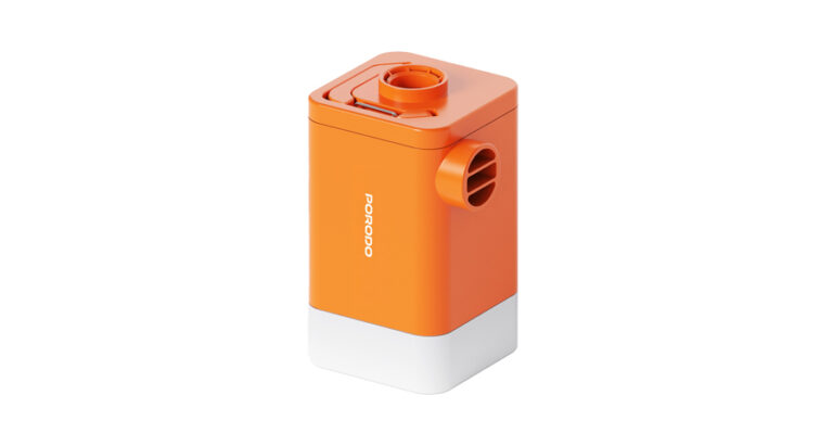 Porodo Lifestyle 4-Function Portable Pump - Orange