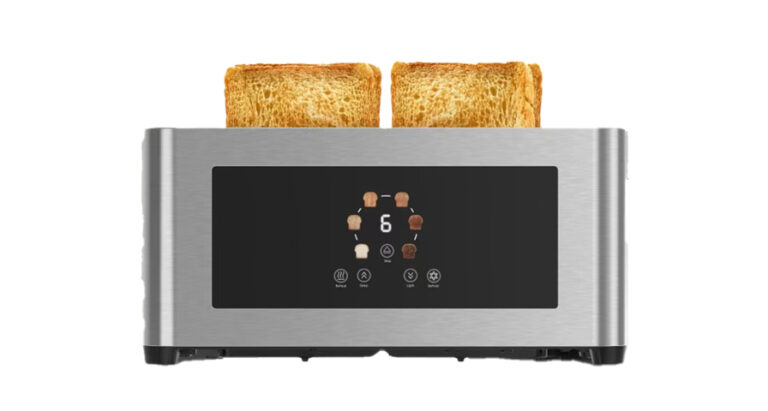 Porodo Lifestyle 4-Slice Digital Pop Up Toaster 850W