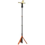 Porodo Lifestyle 9000mAh Work Lantern Foldable Multi-Mode LED Light with Tripod Base & Hook - Orange
