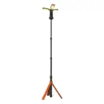 Porodo Lifestyle 9000mAh Work Lantern Foldable Multi-Mode LED Light with Tripod Base & Hook - Orange