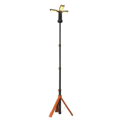 Porodo Lifestyle 9000mAh Work Lantern Foldable Multi-Mode LED Light with Tripod Base & Hook - Orange