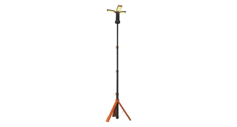 Porodo Lifestyle 9000mAh Work Lantern Foldable Multi-Mode LED Light with Tripod Base & Hook - Orange