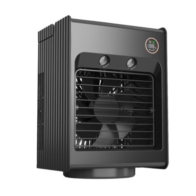 Porodo Lifestyle Air & Mist Portable Cooling Fan With Night Light
