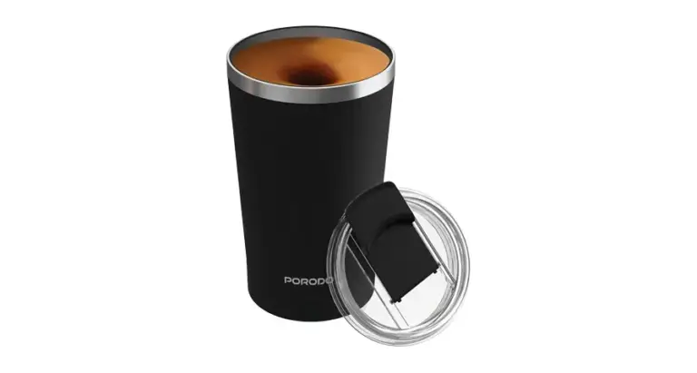 Porodo Lifestyle Automatic Magnetic Stirring Mug with High-Speed Mixing