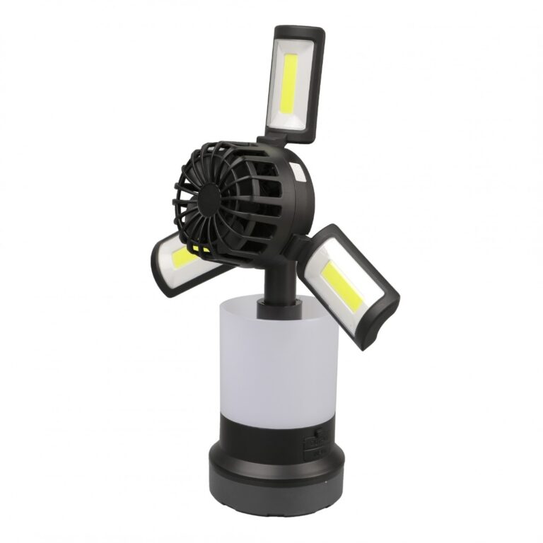Porodo Lifestyle By Porodo 3 in 1 Ambient Light/Lamp/ Cooling Fan With 4 Light Modes