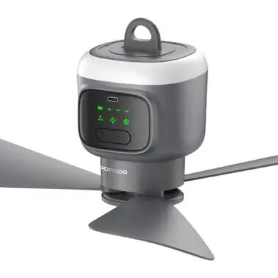 Porodo Lifestyle Camping Rechargeable Ceiling Fan