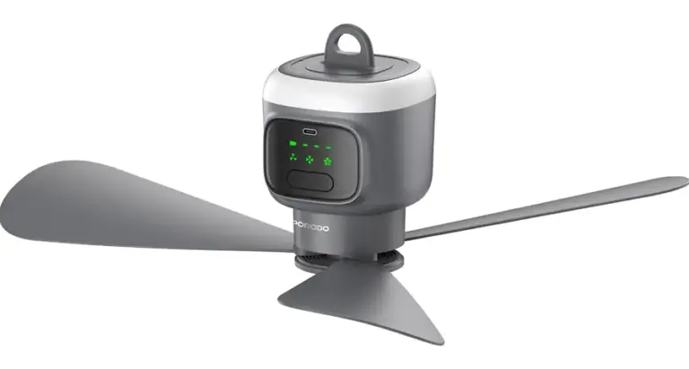 Porodo Lifestyle Camping Rechargeable Ceiling Fan