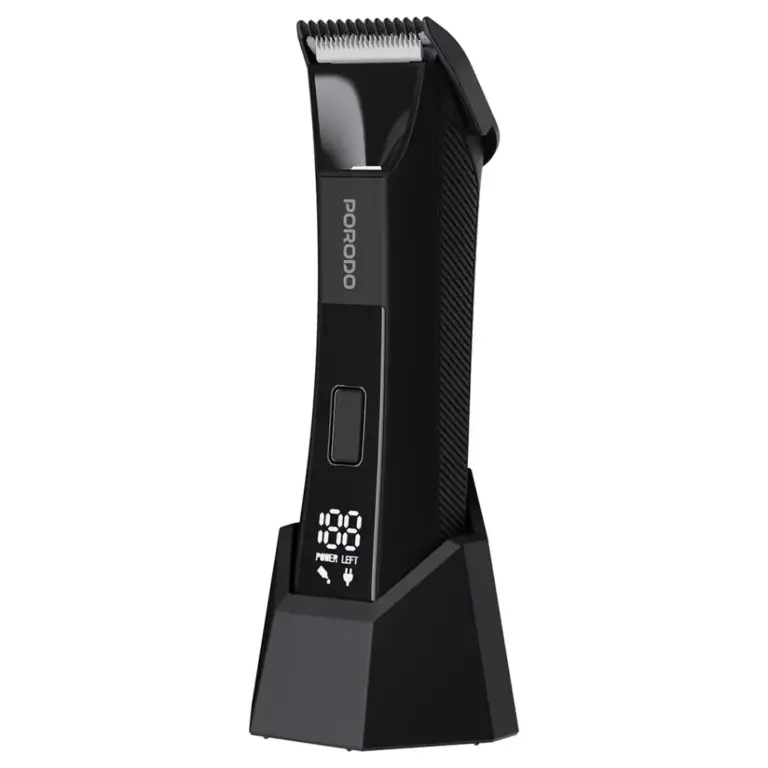Porodo Lifestyle Ceramic Blade Gentle Grooming Trimmer with Digital Display