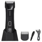 Porodo Lifestyle Ceramic Blade Gentle Grooming Trimmer with Digital Display