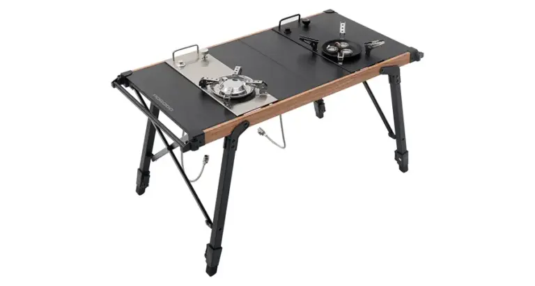 Porodo Lifestyle Cooking Set Dual Stove Camping Table