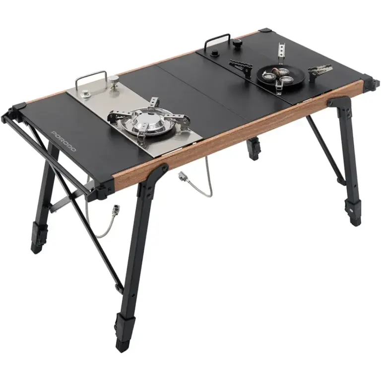 Porodo Lifestyle Cooking Set Dual Stove Camping Table