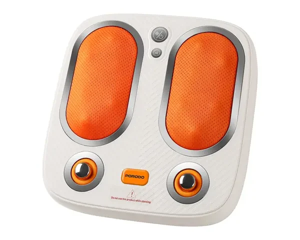 Porodo Lifestyle Cordless Heated Foot Massager with Tapping & Kneading Therapy