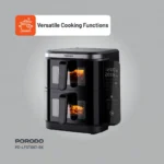 Porodo Lifestyle Double Stack Air Fryer with 12 Presets