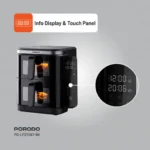 Porodo Lifestyle Double Stack Air Fryer with 12 Presets