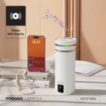 Porodo Lifestyle Fluxmix 350mL Stirring Cup with Speaker