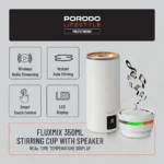 Porodo Lifestyle Fluxmix 350mL Stirring Cup with Speaker