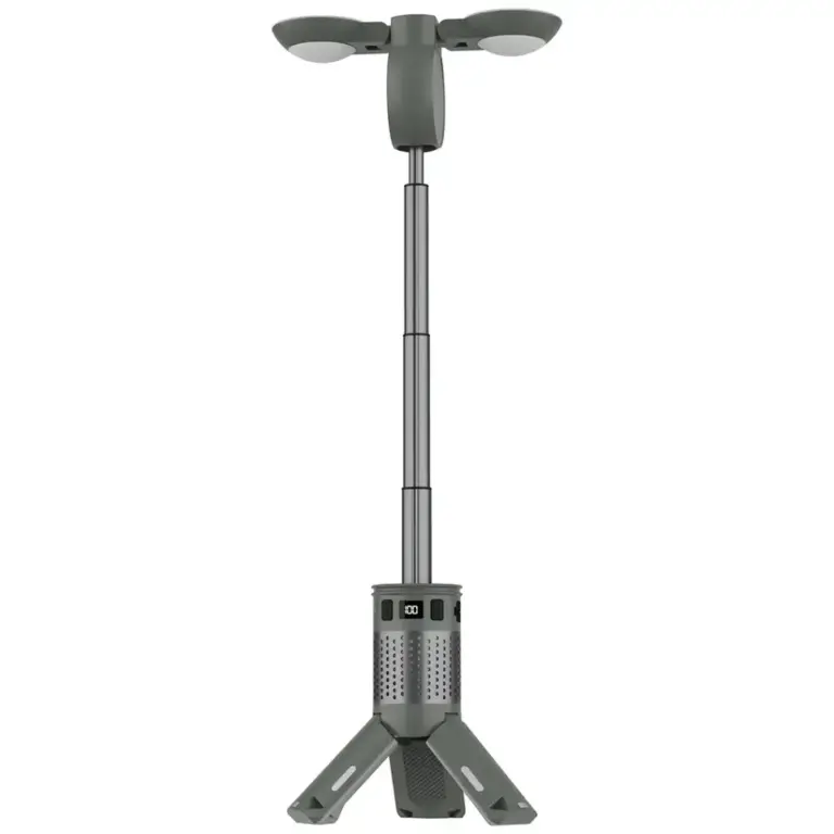 Porodo Lifestyle Foldable Lantern LED Camping Light with Tripod Base & RGB Lighting