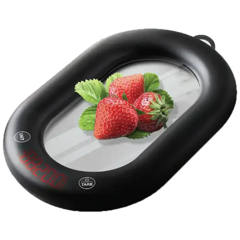 Porodo Lifestyle Glass Design Smart Kitchen Digital Scale with Real-Time App Sync