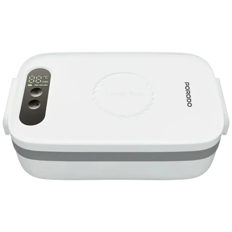 Porodo Lifestyle Heatmate Waterless Electric Lunch Box with Smart Thermostat Control