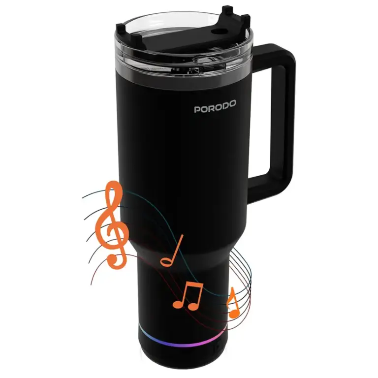 Porodo Lifestyle HydroTunes Bluetooth Speaker Tumbler