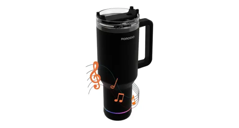 Porodo Lifestyle HydroTunes Bluetooth Speaker Tumbler