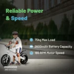Porodo Lifestyle JoyCruiser Kids Electric Bike
