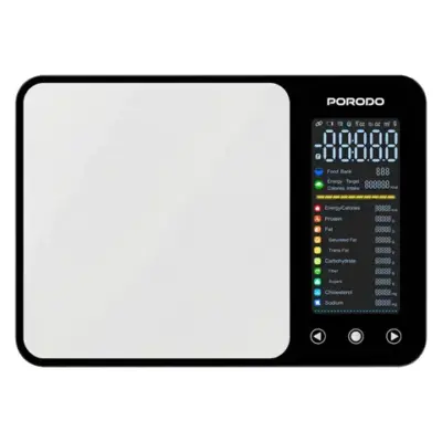 Porodo Lifestyle Kalio Smart Food Kitchen Scale Measuring Tape with Nutritional Calculator