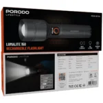 Porodo Lifestyle Lumalite 150 Rechargeable Flashlight