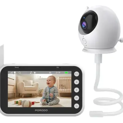 Porodo Lifestyle Lumi Baby Smart Monitor with Camera and Display Screen