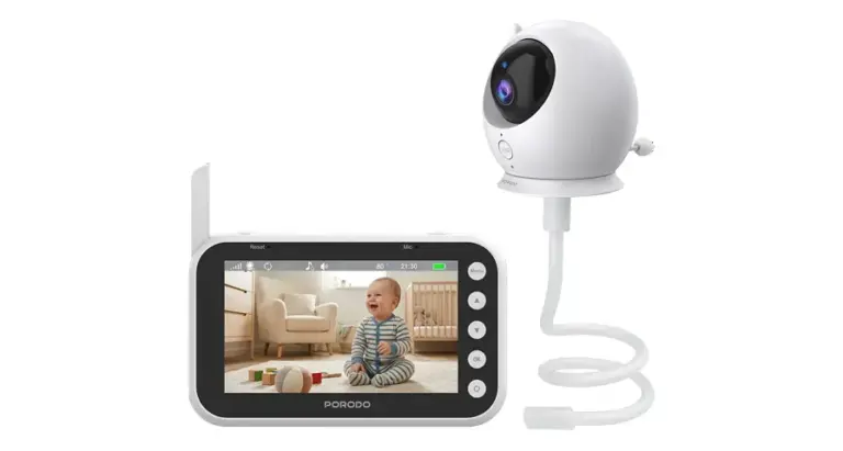 Porodo Lifestyle Lumi Baby Smart Monitor with Camera and Display Screen