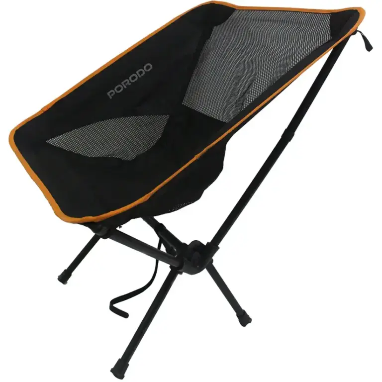 Porodo Lifestyle Mesh Fabric Comfort Camping Chair with Handy Storage Pouch