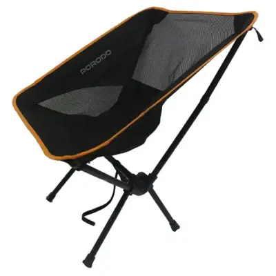 Porodo Lifestyle Mesh Fabric Comfort Camping Chair with Handy Storage Pouch