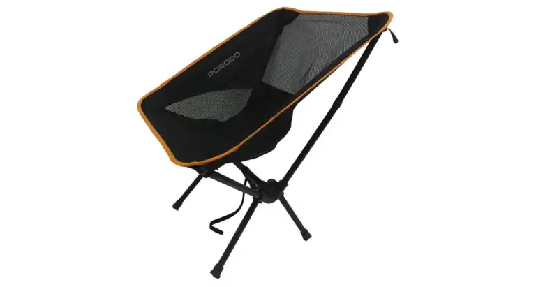Porodo Lifestyle Mesh Fabric Comfort Camping Chair with Handy Storage Pouch