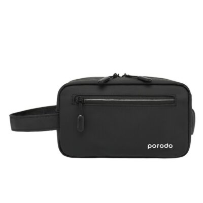 Porodo Lifestyle Multi-Compartment Storage Bag 8.2" with 2A USB Charging Outlet