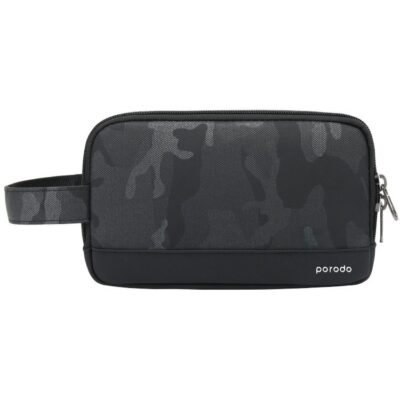 Porodo Lifestyle Multi-Compartment Camouflage Storage Bag 8.2"