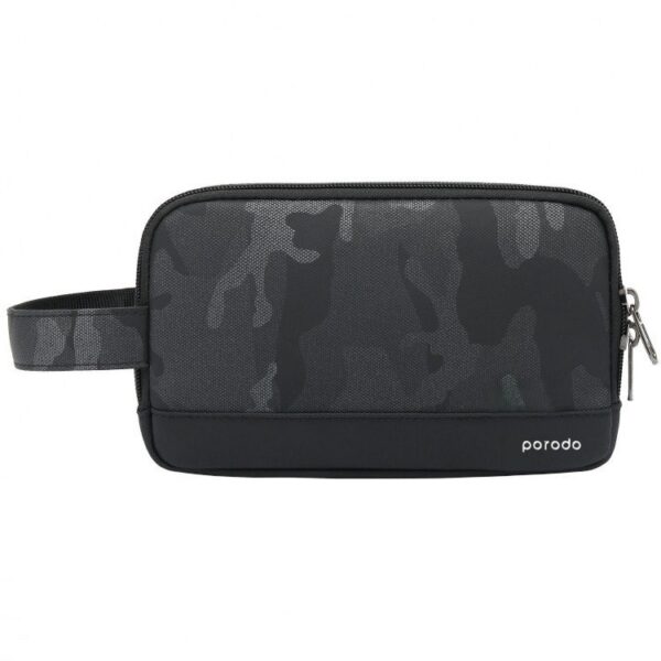 Porodo Lifestyle Multi-Compartment Camouflage Storage Bag 8.2"