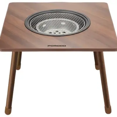 Porodo Lifestyle Multi-Purpose Outdoor Square Grill Table